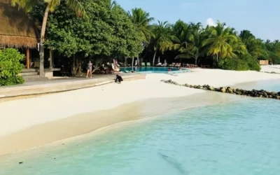 Exploring Artificial Beach in Male, Maldives