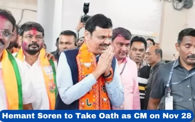 Hemant Soren to Take Oath as CM on Nov 28