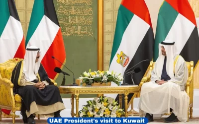 UAE President wraps up visit after talks with Kuwait’s Emir on ties