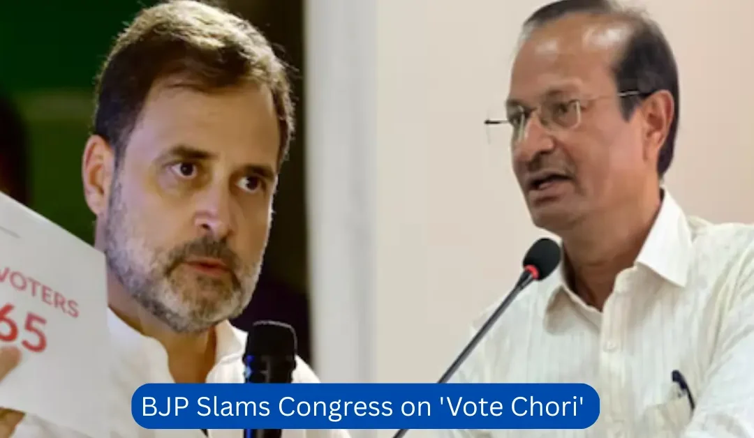 BJP Slams Congress on ‘Vote Chori’ After Analyst’s Apology