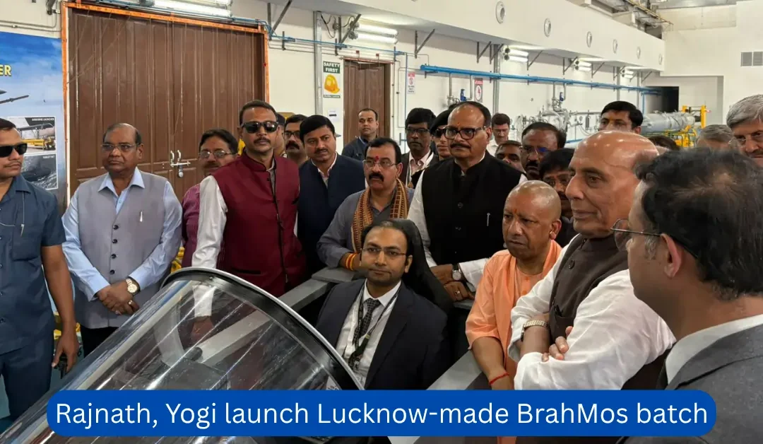 Rajnath, Yogi launch Lucknow-made BrahMos batch