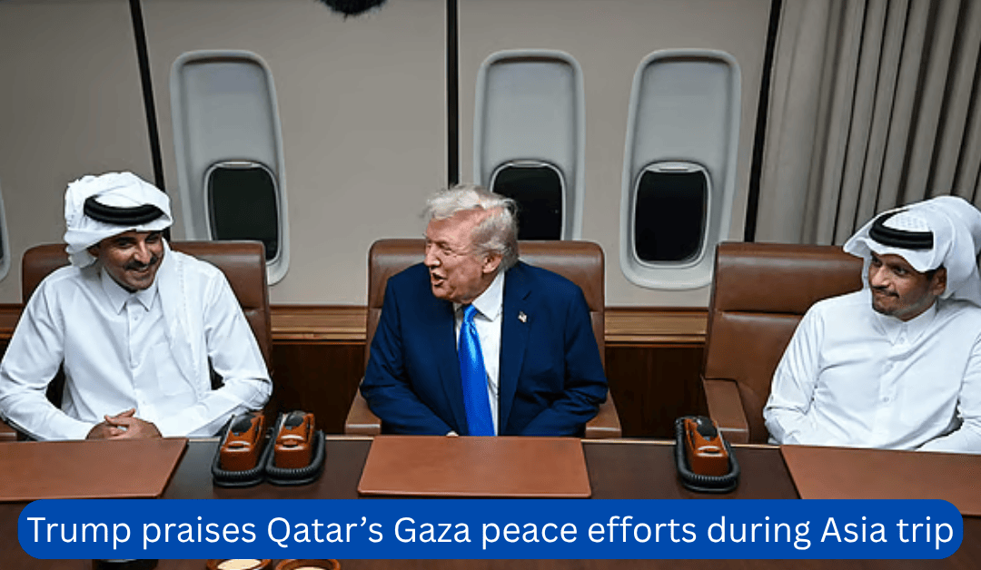 Trump-praises-Qatar’s-Gaza-peace-efforts-during-Asia-trip