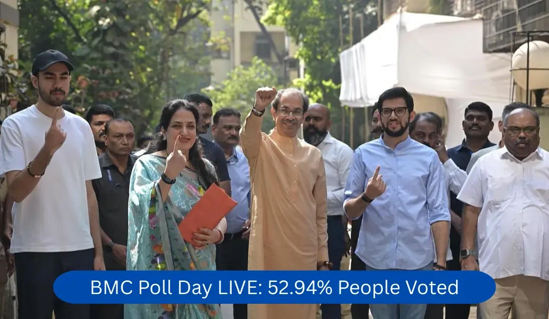 BMC Poll Day LIVE: 52.94% People Voted