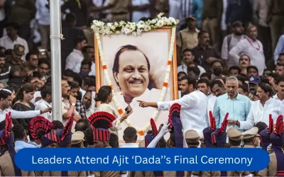 Leaders Attend Ajit ‘Dada’’s Final Ceremony