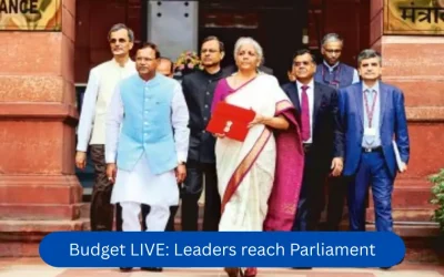 Budget LIVE: Leaders reach Parliament