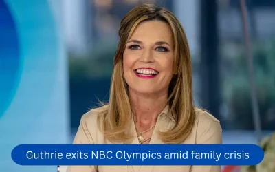 Guthrie exits NBC Olympics amid family crisis