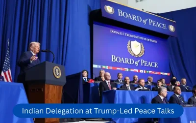 Indian Delegation at Trump-Led Peace Talks