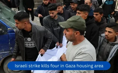 Israeli strike kills four in Gaza housing area