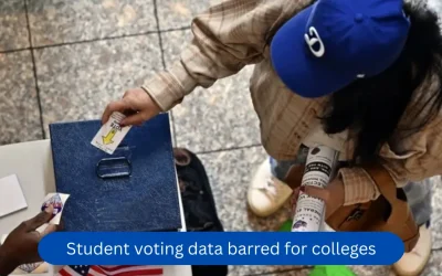 Student voting data barred for colleges