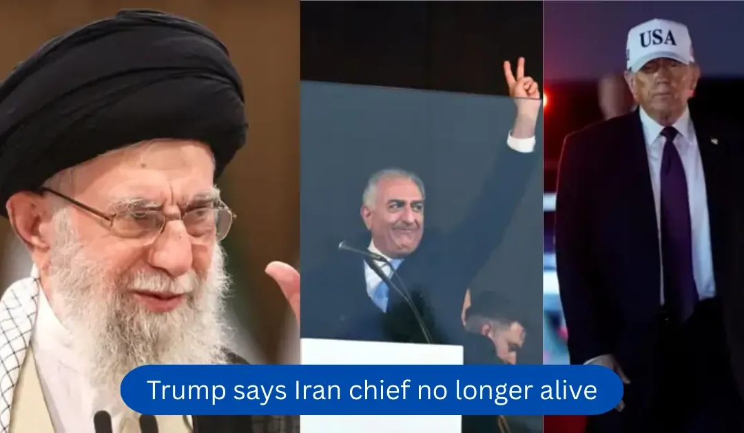 Trump says Iran chief no longer alive