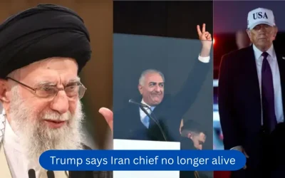 Trump says Iran chief no longer alive