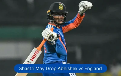 Shastri May Drop Abhishek vs England